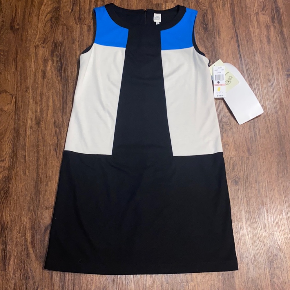 Sangria Sleeveless Block Dress-Women’s Size 10- New w/Tags!